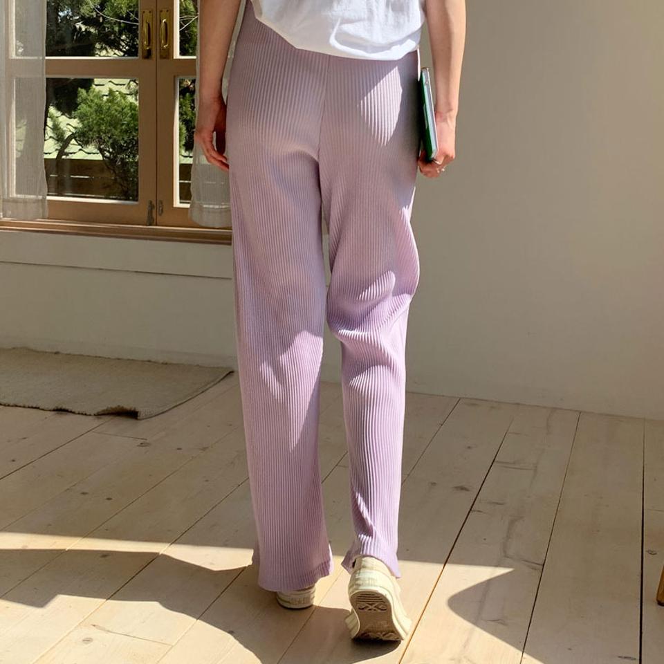 ハイウエストプリーツパンツ・全4色・b63075 レディース 【pt】【韓国 ファッション ボトムス パンツ ロング プリーツパンツ ウエストゴム リボン ストレート 美脚 細身 スリム 10分丈 十分丈 カジュアル デイリー ワイド 秋 春】