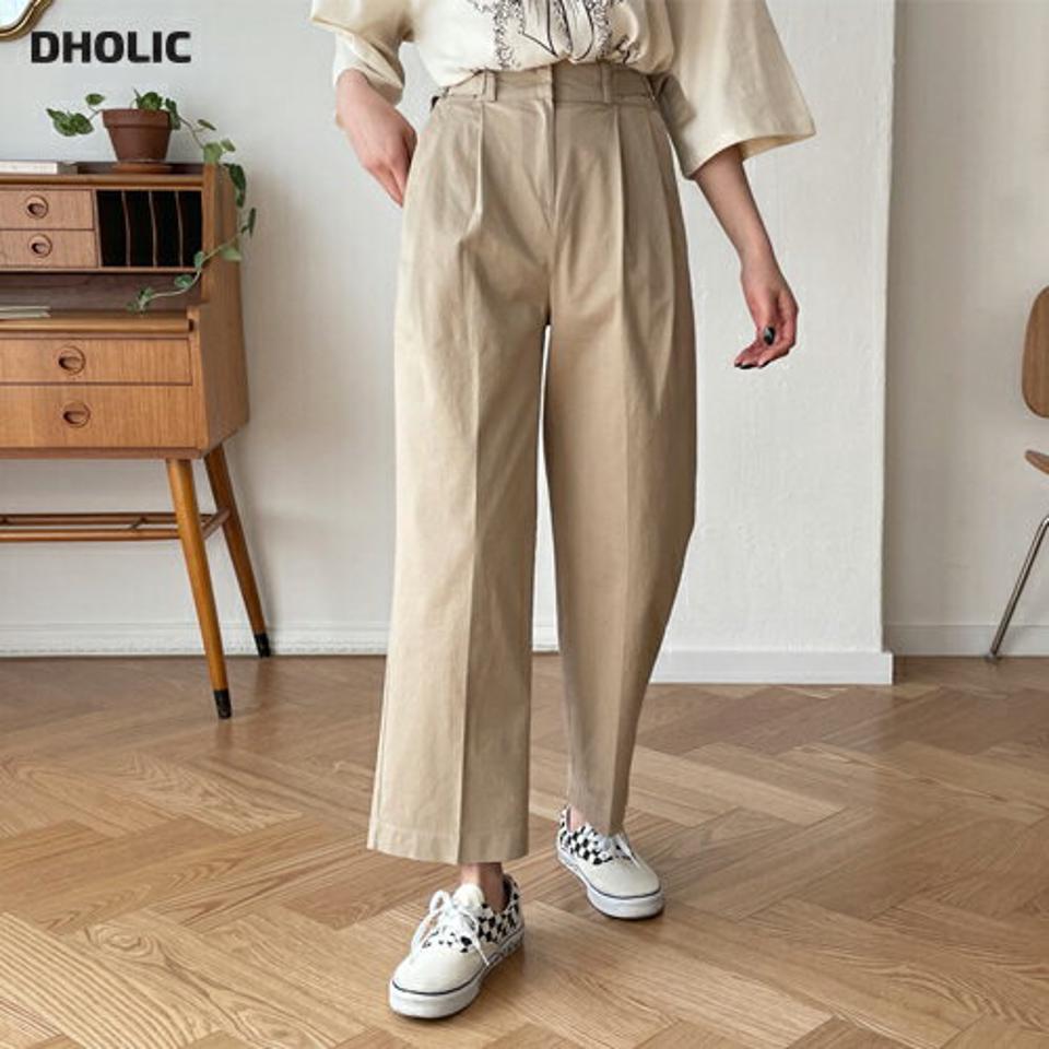 "サイドベルトタックパンツ・全3色・t63512 レディース 【pt】【韓国 ファッション ボトムス パンツ ロング ロングパンツ ワイド ワイドパンツ タックパンツ ルーズ ゆったり 十分丈 カジュアル デイリー 秋 春】【NIJU】"