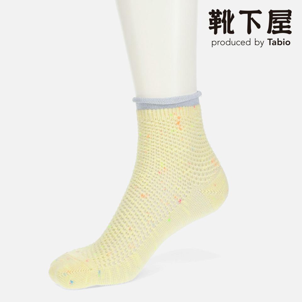 【あす楽】【靴下屋】 ツイストネップメッシュショートソックス / 靴下 タビオ Tabio くつ下 ショート レディース 日本製 2106sl