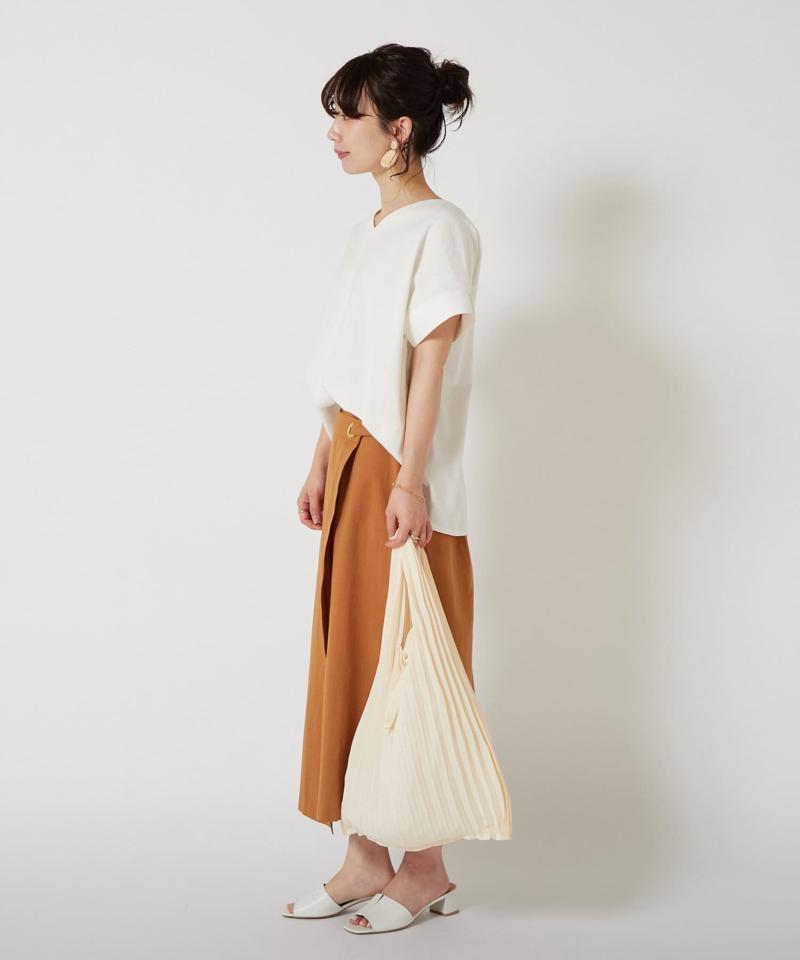 【自由自在に持ち運べる】プリーツエコバッグ