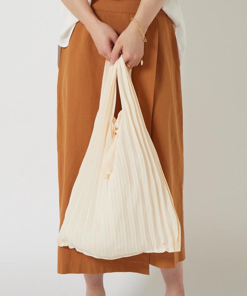 【自由自在に持ち運べる】プリーツエコバッグ