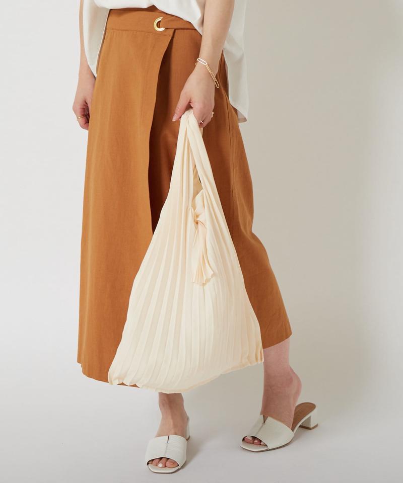 【自由自在に持ち運べる】プリーツエコバッグ