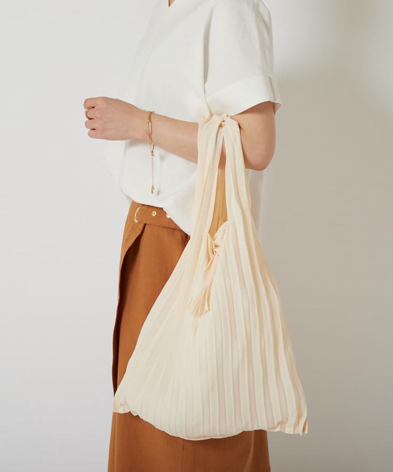 【自由自在に持ち運べる】プリーツエコバッグ