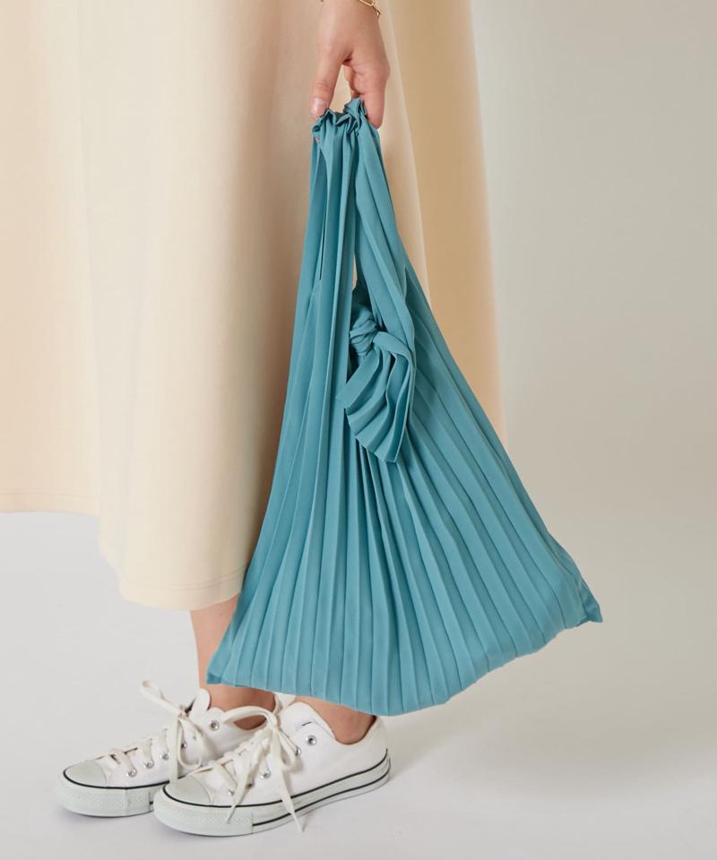 【自由自在に持ち運べる】プリーツエコバッグ