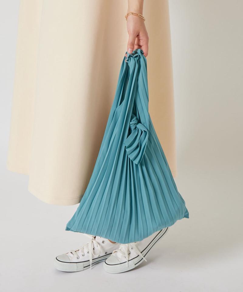 【自由自在に持ち運べる】プリーツエコバッグ