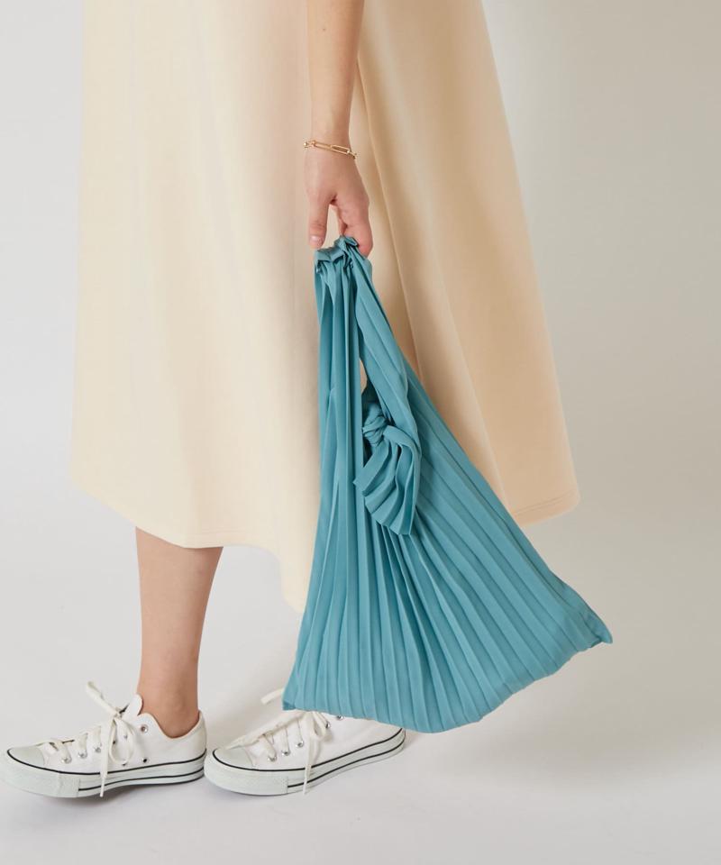 【自由自在に持ち運べる】プリーツエコバッグ