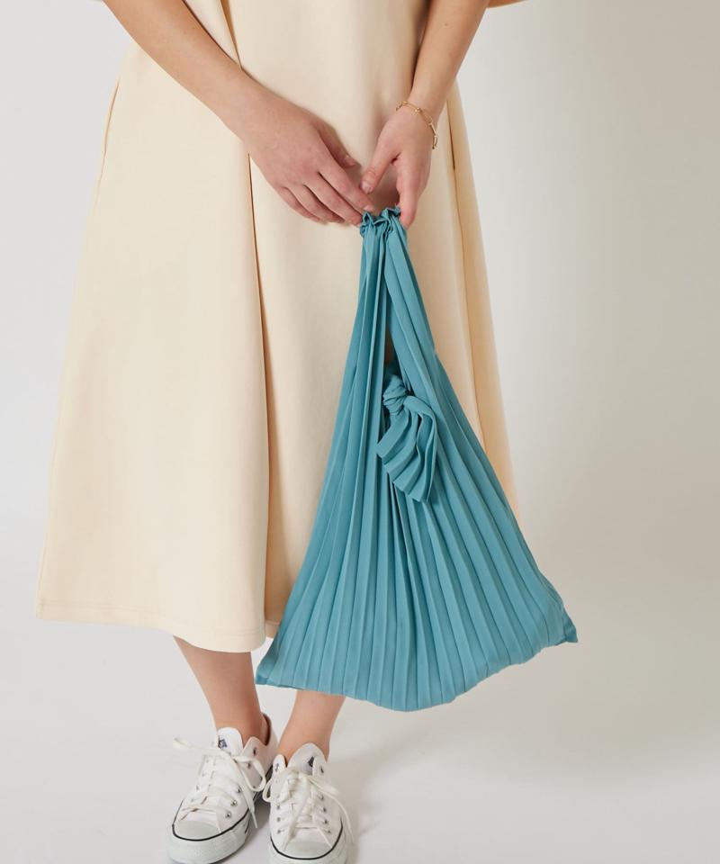 【自由自在に持ち運べる】プリーツエコバッグ