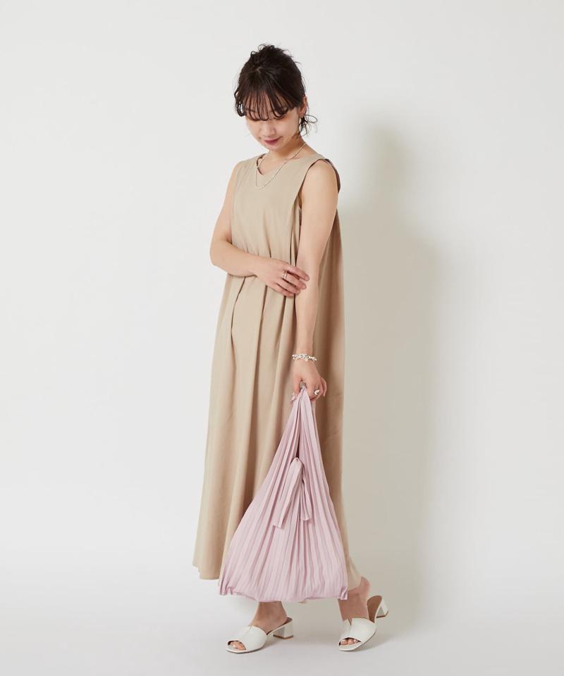 【自由自在に持ち運べる】プリーツエコバッグ