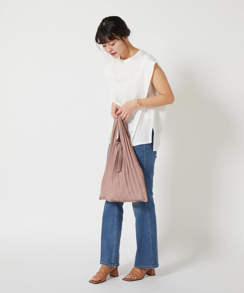 【自由自在に持ち運べる】プリーツエコバッグ