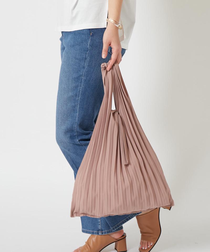 【自由自在に持ち運べる】プリーツエコバッグ