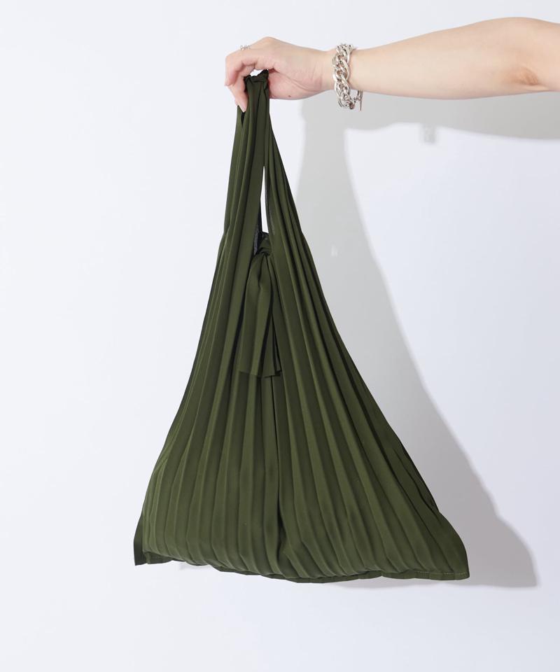 【自由自在に持ち運べる】プリーツエコバッグ