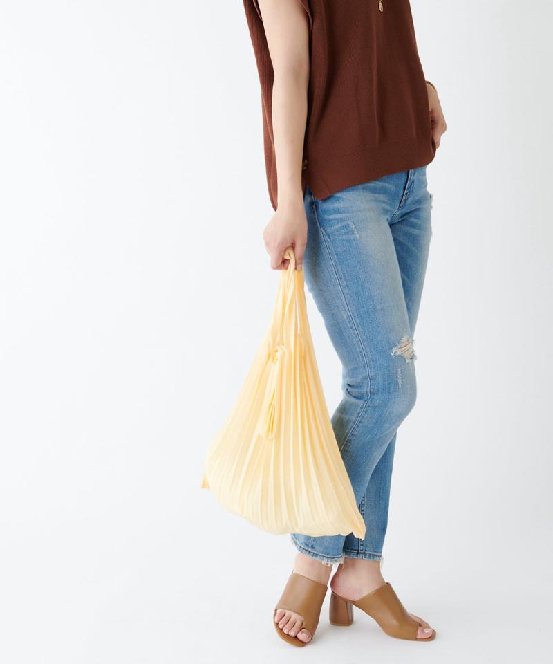 【自由自在に持ち運べる】プリーツエコバッグ