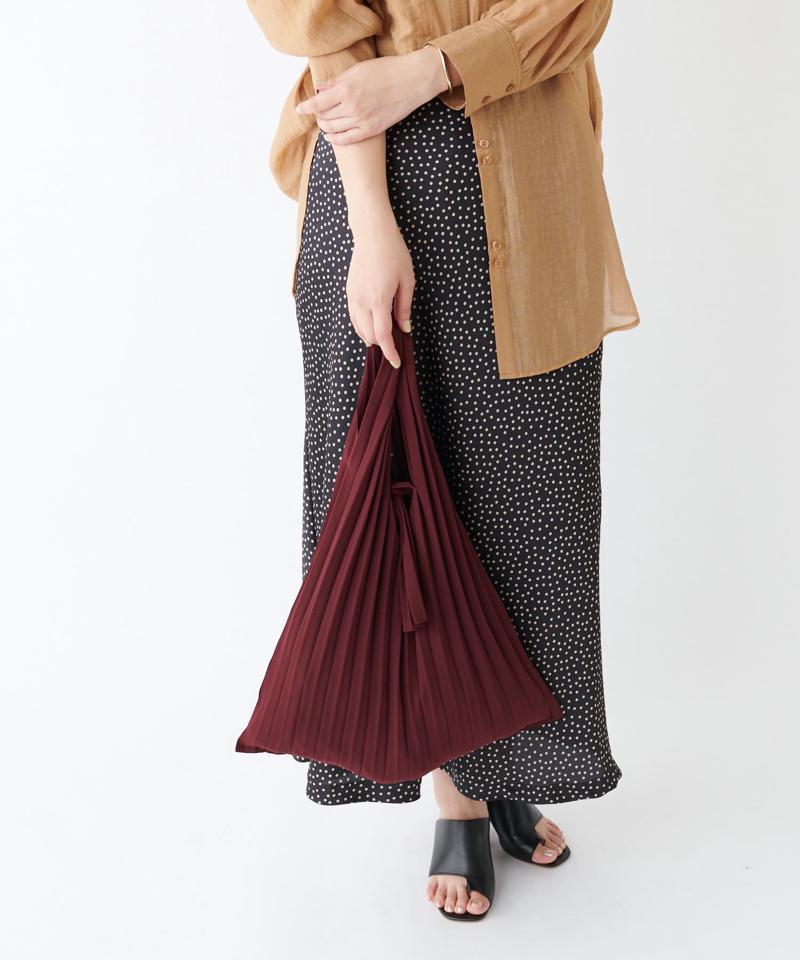 【自由自在に持ち運べる】プリーツエコバッグ