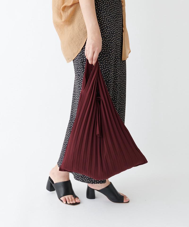 【自由自在に持ち運べる】プリーツエコバッグ