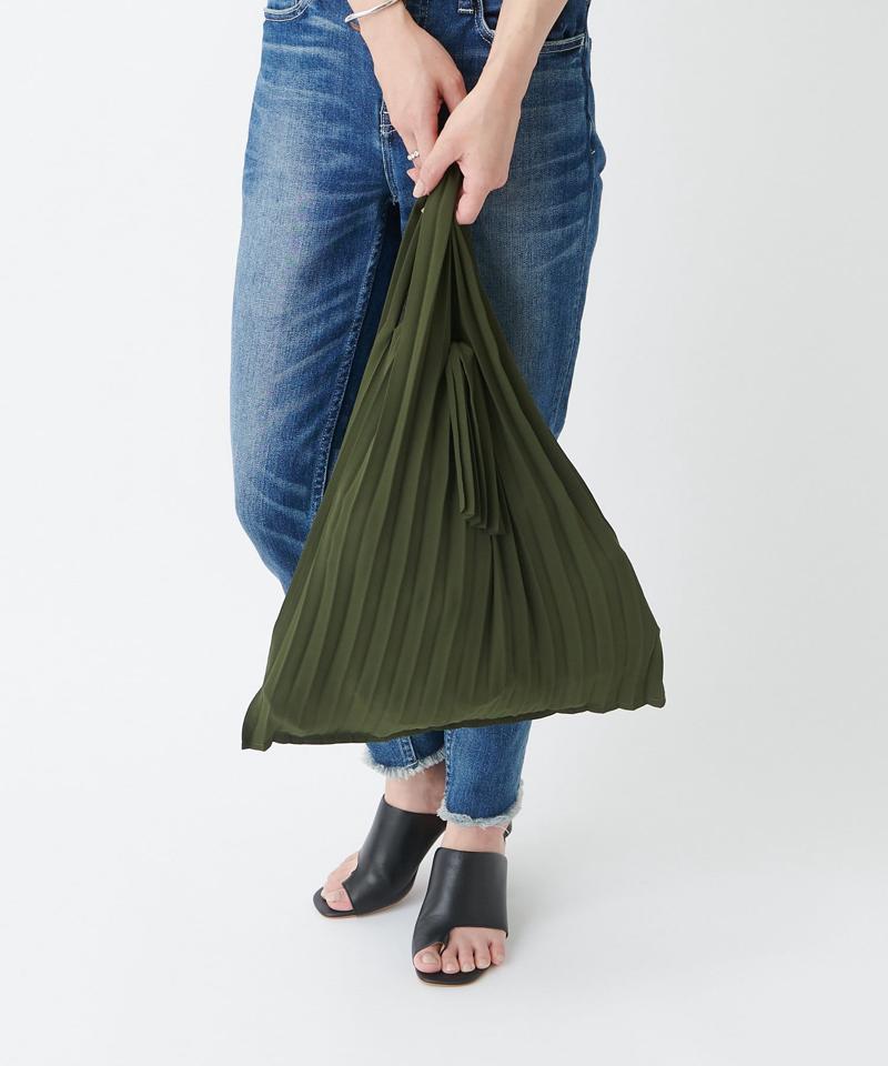 【自由自在に持ち運べる】プリーツエコバッグ