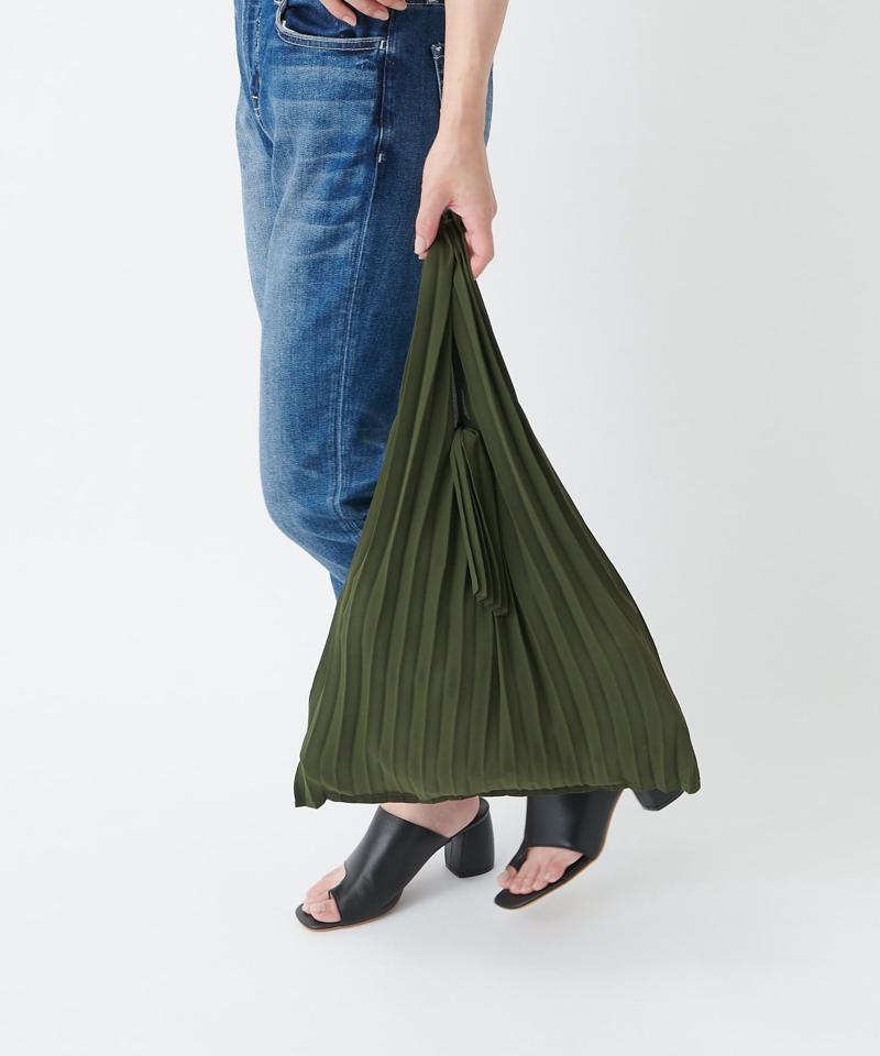 【自由自在に持ち運べる】プリーツエコバッグ