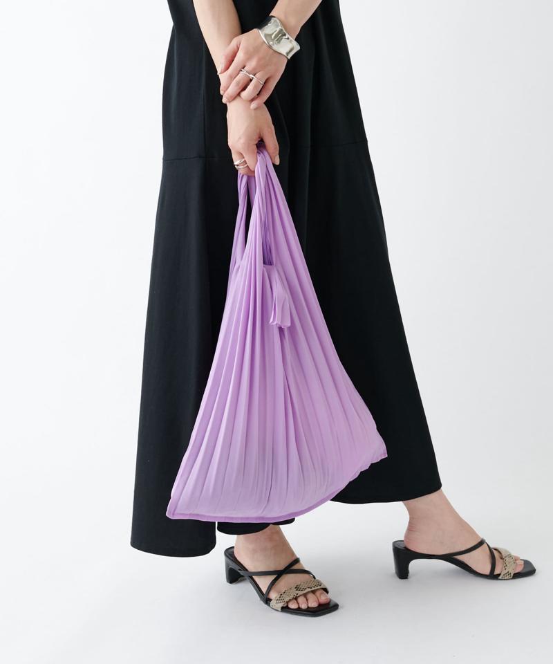 【自由自在に持ち運べる】プリーツエコバッグ