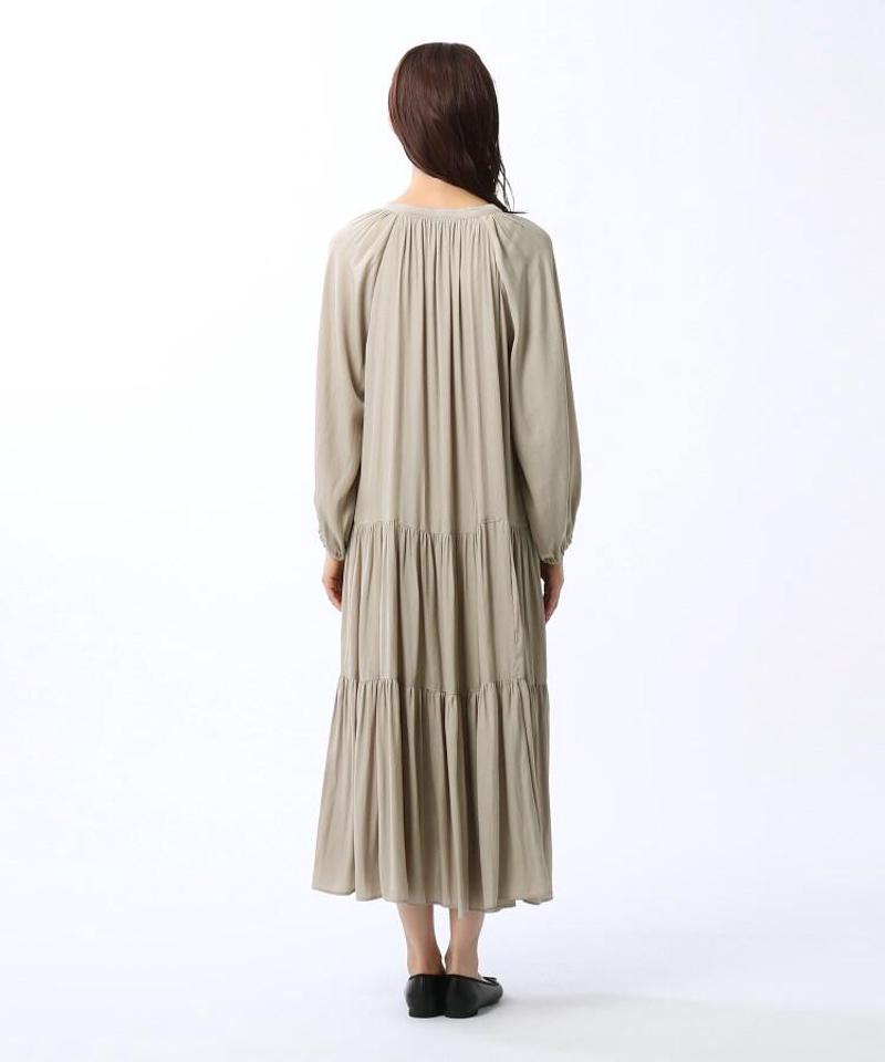 「L」【WEB限定】カッセンジョーゼットワンピース