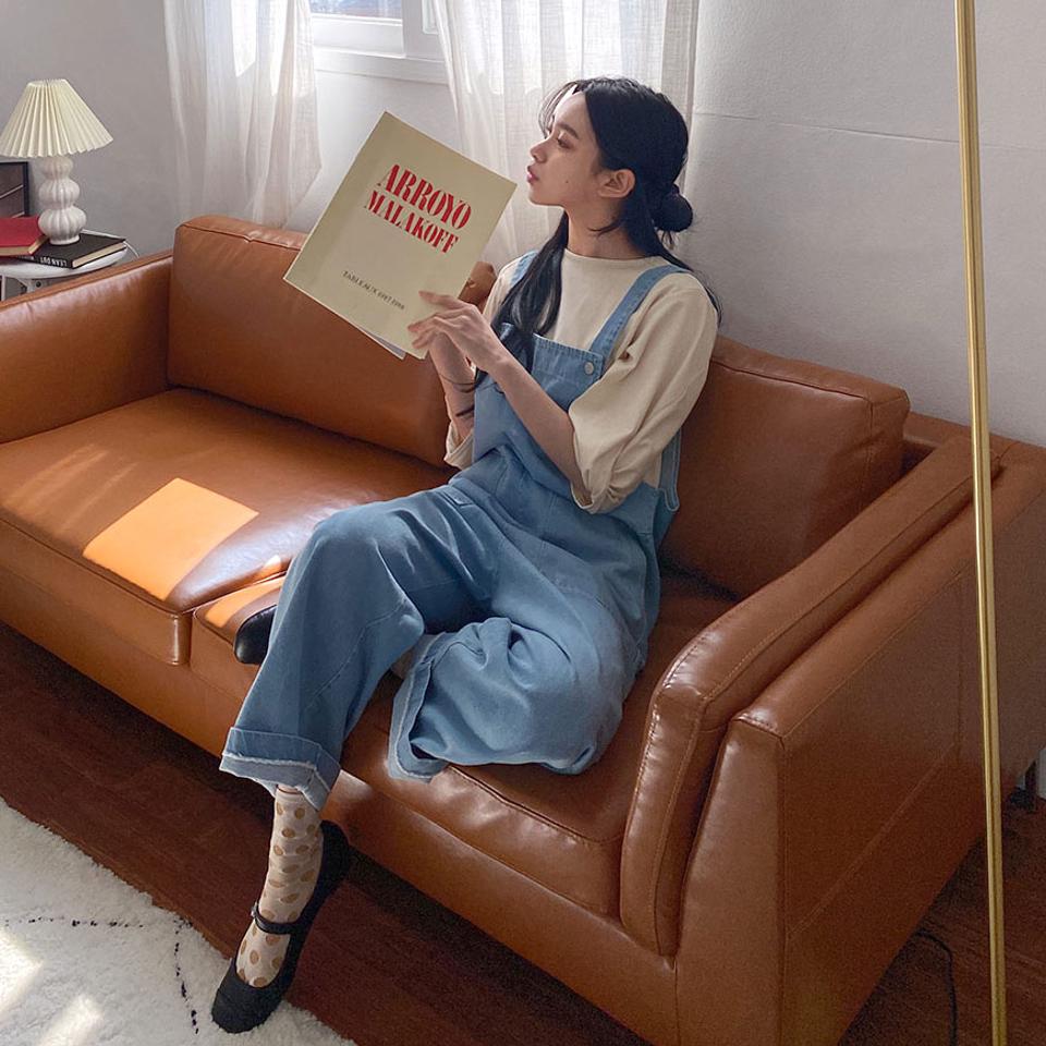 ポケットデニムオールインワン・全2色・t63587 レディース 【pt】【韓国 ファッション ボトムス パンツ ロング デニム オールインワン ウォッシング デニムパンツ ハイウエスト ワイドデニムパンツ 美脚 10分丈 十分丈 カジュアル デイリー 秋 春】【NIJU】