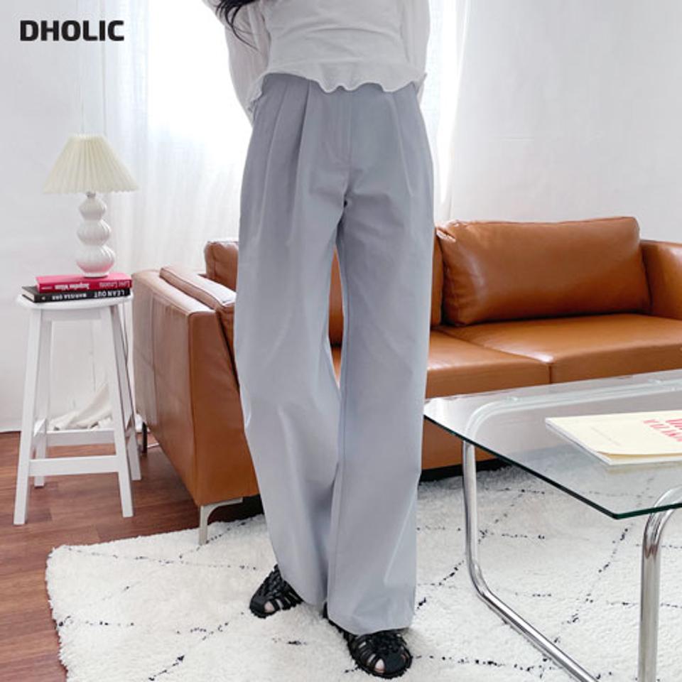 サイドベルトタックパンツ・全5色・t63625 レディース 【pt】【韓国 ファッション ボトムス パンツ ロング ロングパンツ サイド ベルト タックパンツ ワイドパンツ ルーズ ゆったり 10分丈 十分丈 カジュアル デイリー 秋 春】【NIJU】