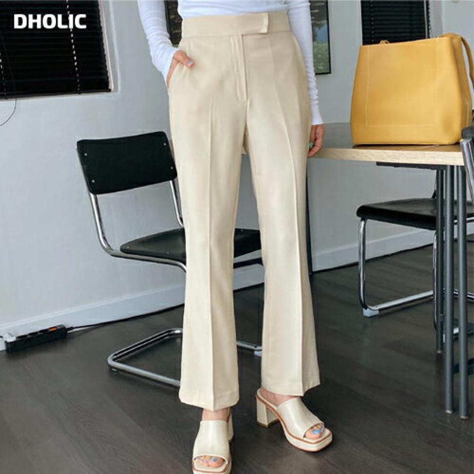 シークレットゴムスリムスラックス・全3色・b57061 レディース 【pt】【韓国 ファッション ボトムス パンツ スラックス シーク スリムスラックス 美脚 スリム フィット ウエストゴム オフィスカジュアル ハイウエスト 無地 体型カーバー 秋 春】