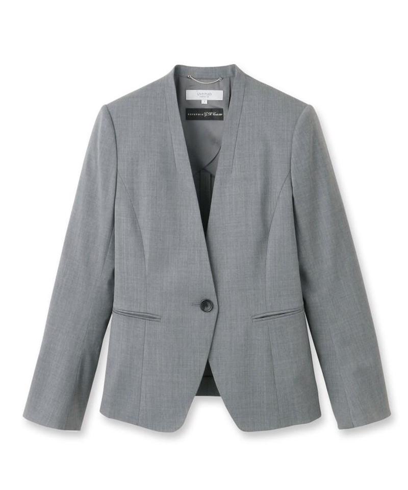 GBファインウーステッド ノーカラージャケット