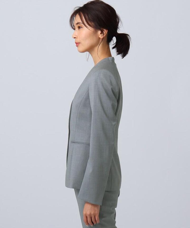 GBファインウーステッド ノーカラージャケット