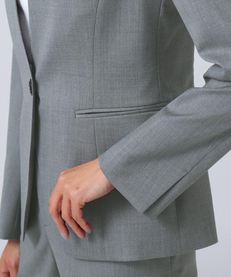 GBファインウーステッド ノーカラージャケット