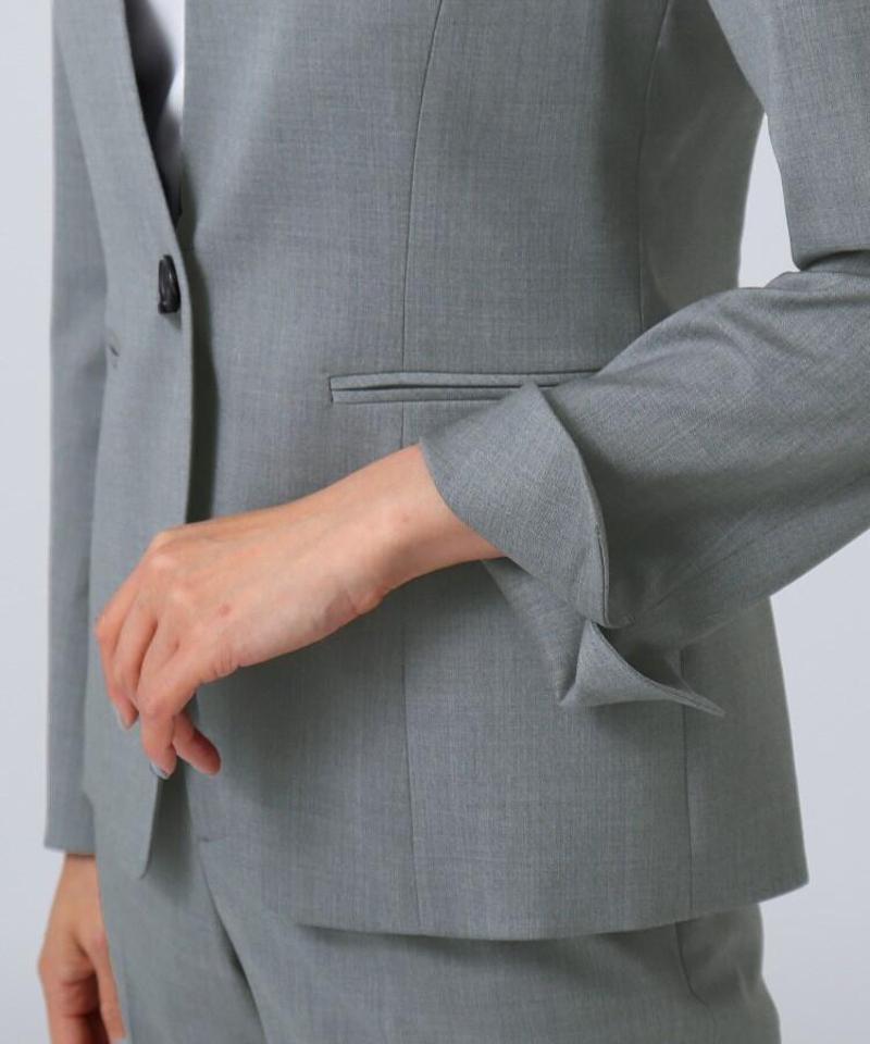 GBファインウーステッド ノーカラージャケット