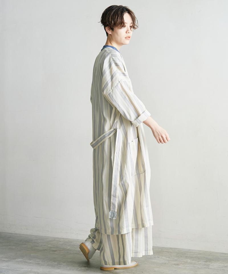 ○ドビーストライプタックキュロットパンツ（cardo fabrica）