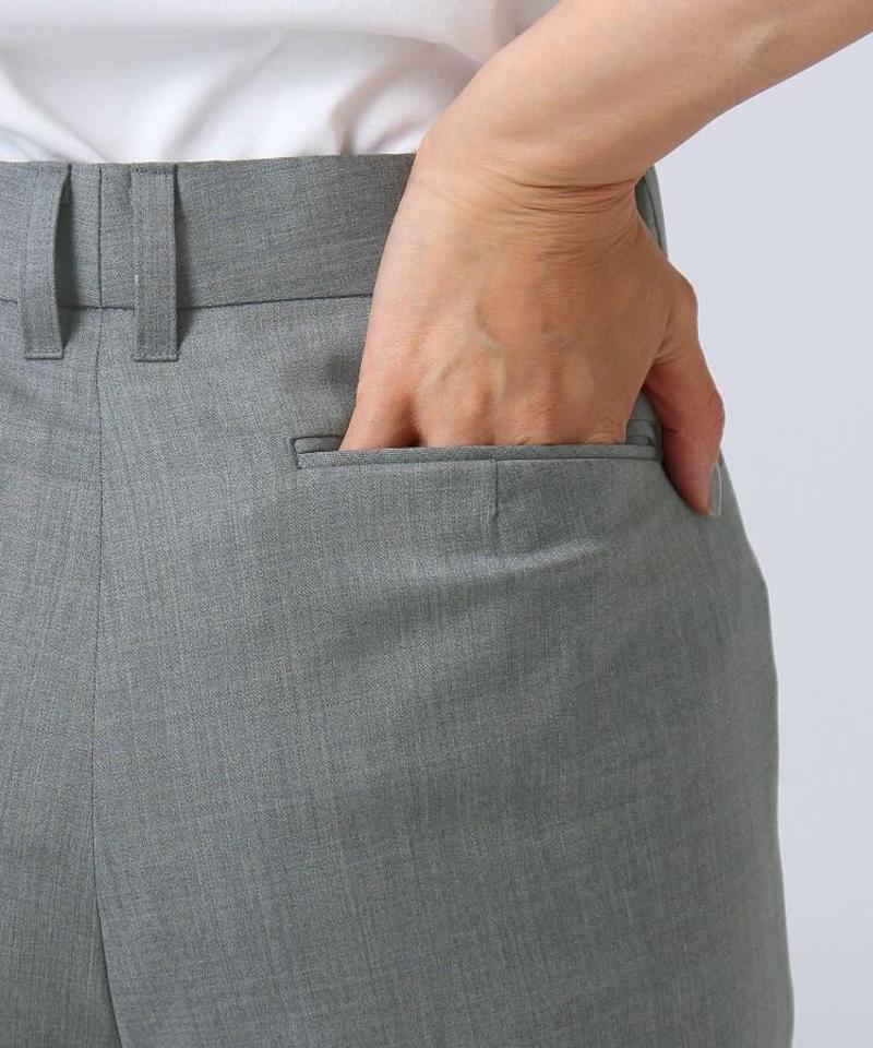 GBファインウーステッド クロップドパンツ