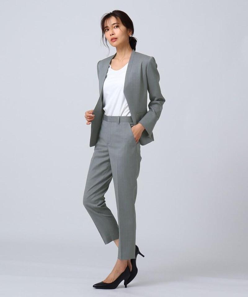 GBファインウーステッド クロップドパンツ