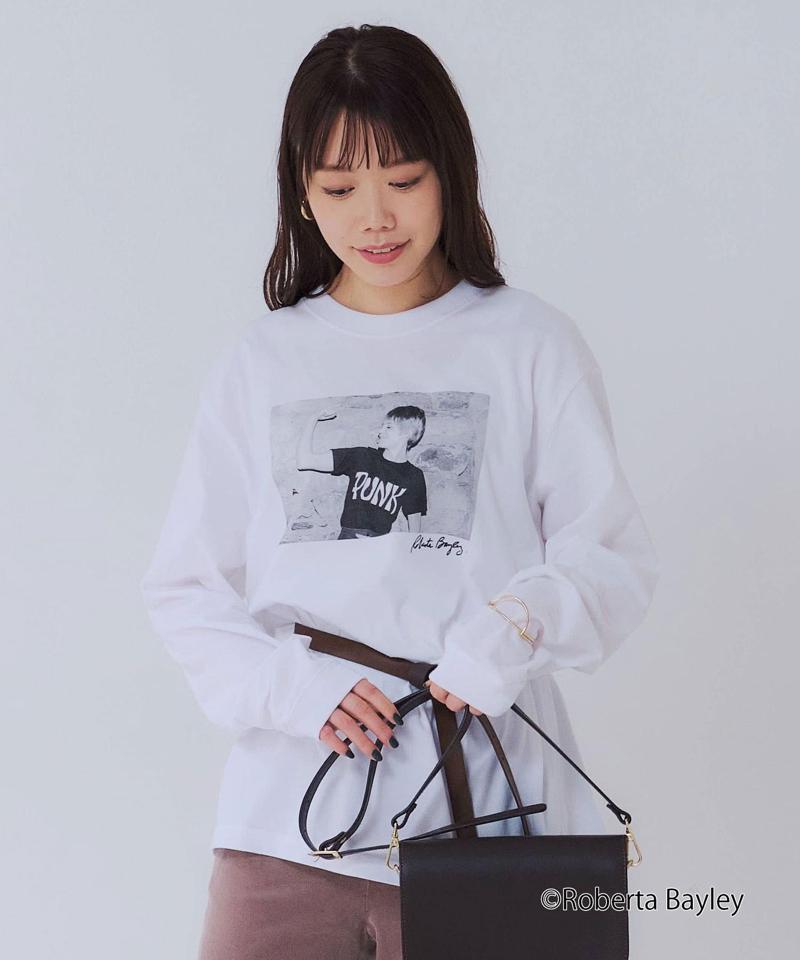 [ 別注 グッドロックスピード ] SC GOOD ROCK SPEED × GLR ROBERTA BAYLEY ロングスリーブ プルオーバー カットソー