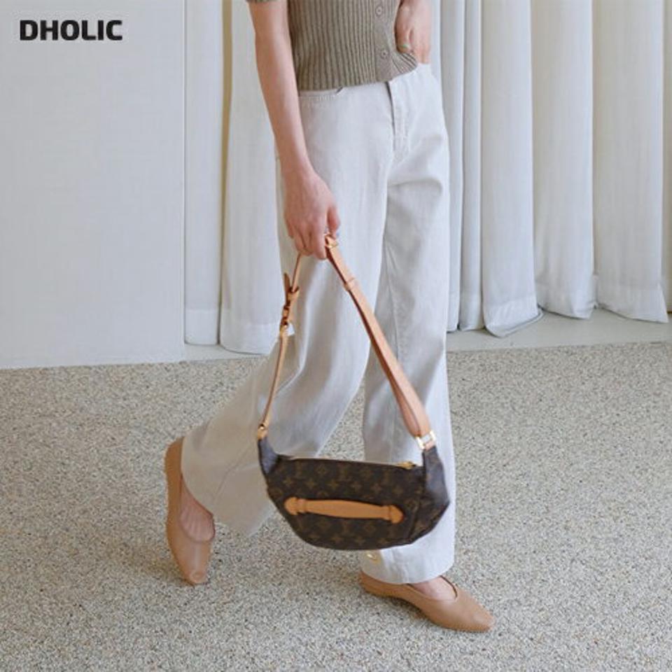 ワイドストレートパンツ・全3色・t61785 レディース 【pt】【韓国 ファッション ボトムス パンツ ロング ロングパンツ ワイドパンツ コットン ロールアップ ストレート 美脚 カジュアル 10分丈 十分丈 デイリー 秋 春】