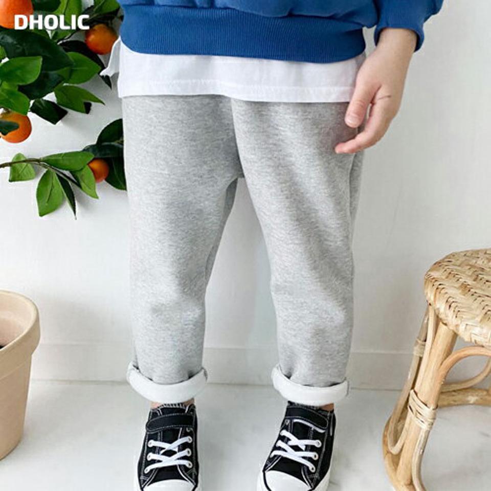 裏起毛パンツ・p009550 キッズ【3~8才】【pt】【パンツ ズボン ロングパンツ 長ズボン 裏起毛 単色 無地 シンプル ベーシック カジュアル ラフ 女の子 男の子 冬 韓国 韓国子供服 子供 こども 子供服 こども服】【KIDS】