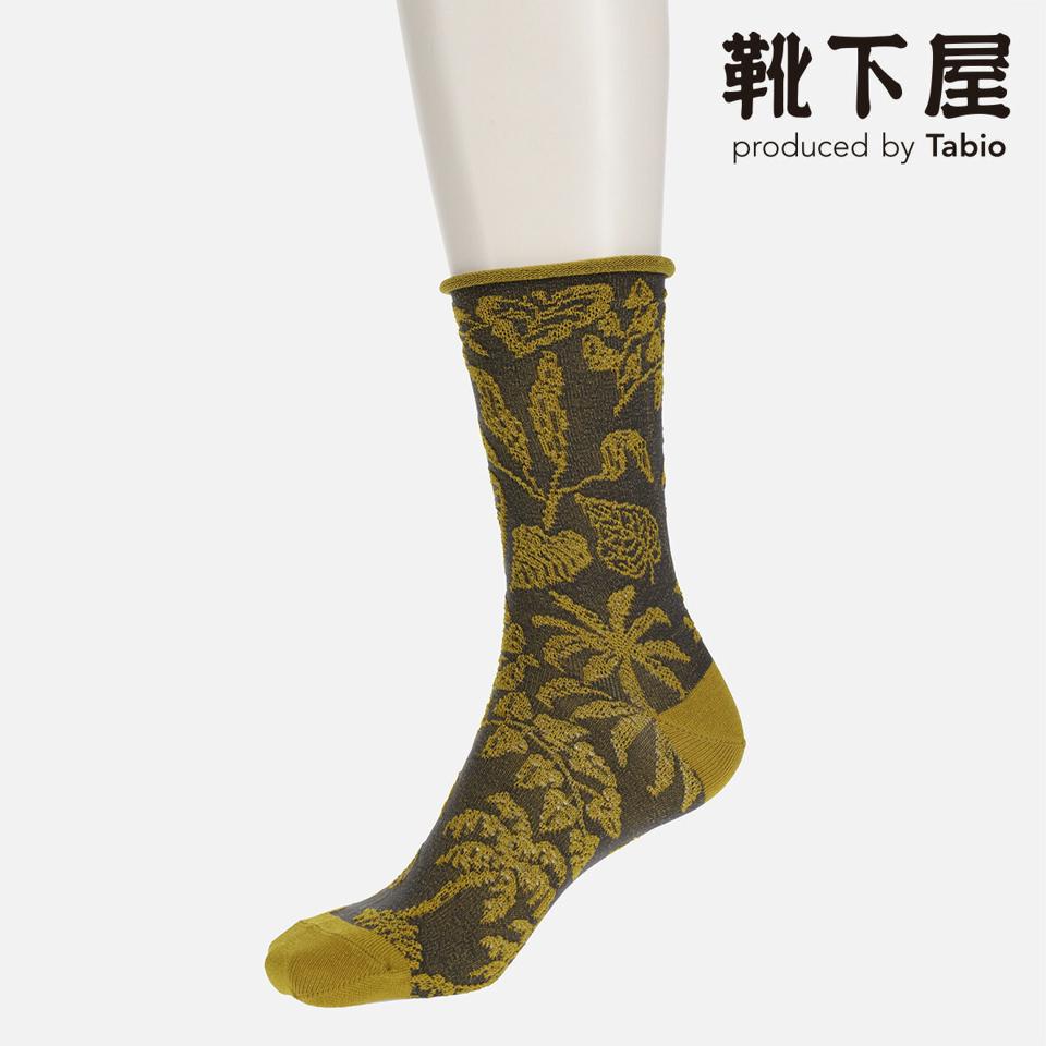 【全品送料無料★〜6/11 23:59迄】【あす楽】【Tabio】 涼感フロートGREENSロールショートソックス / 靴下屋 靴下 タビオ くつ下 ショート レディース 日本製