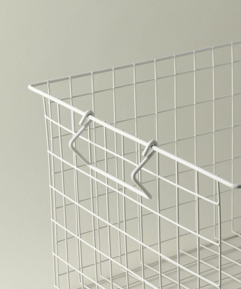 ＜ENTREX＞ワイヤー スタッキング バスケット L