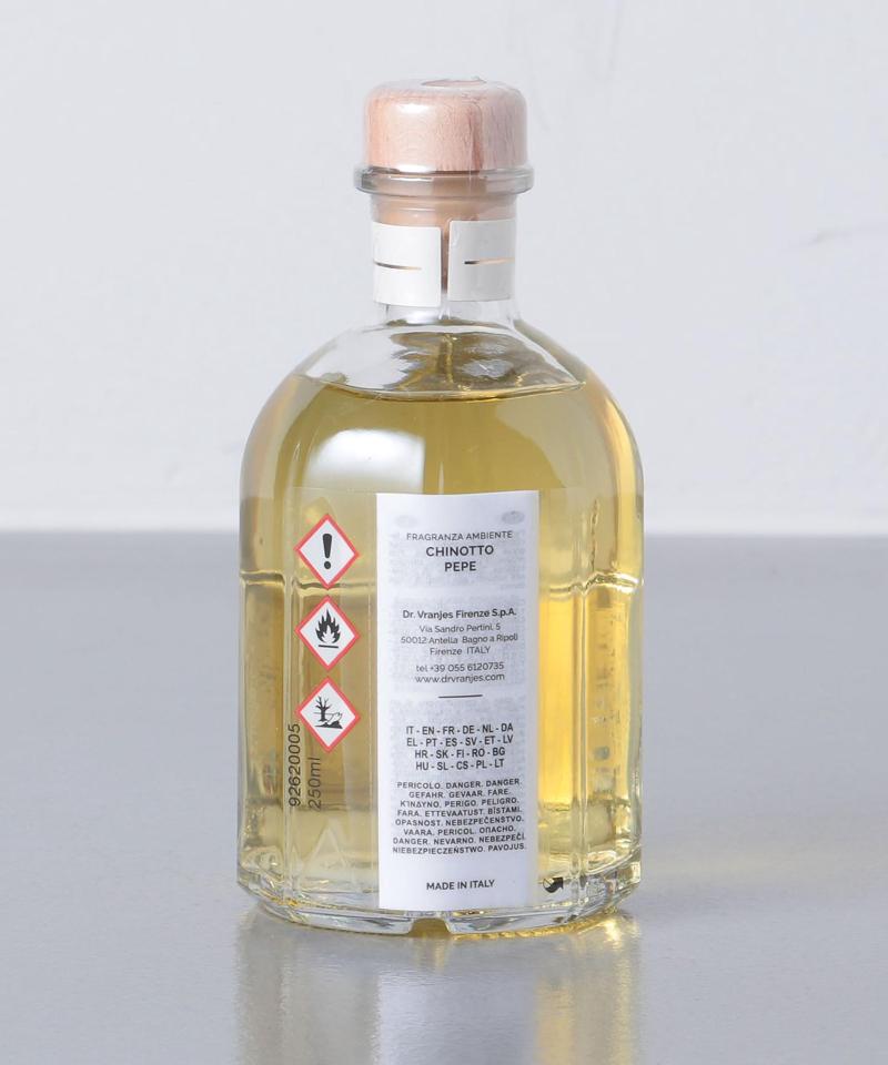 ＜Dr. Vranjes（ドットール・ヴラニエス）＞ CHINOTTO PEPE ディフューザー 250ml