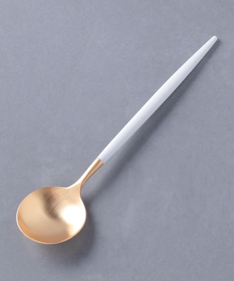 ＜CUTIPOL（クチポール）＞GOA White Gold デザートスプーン
