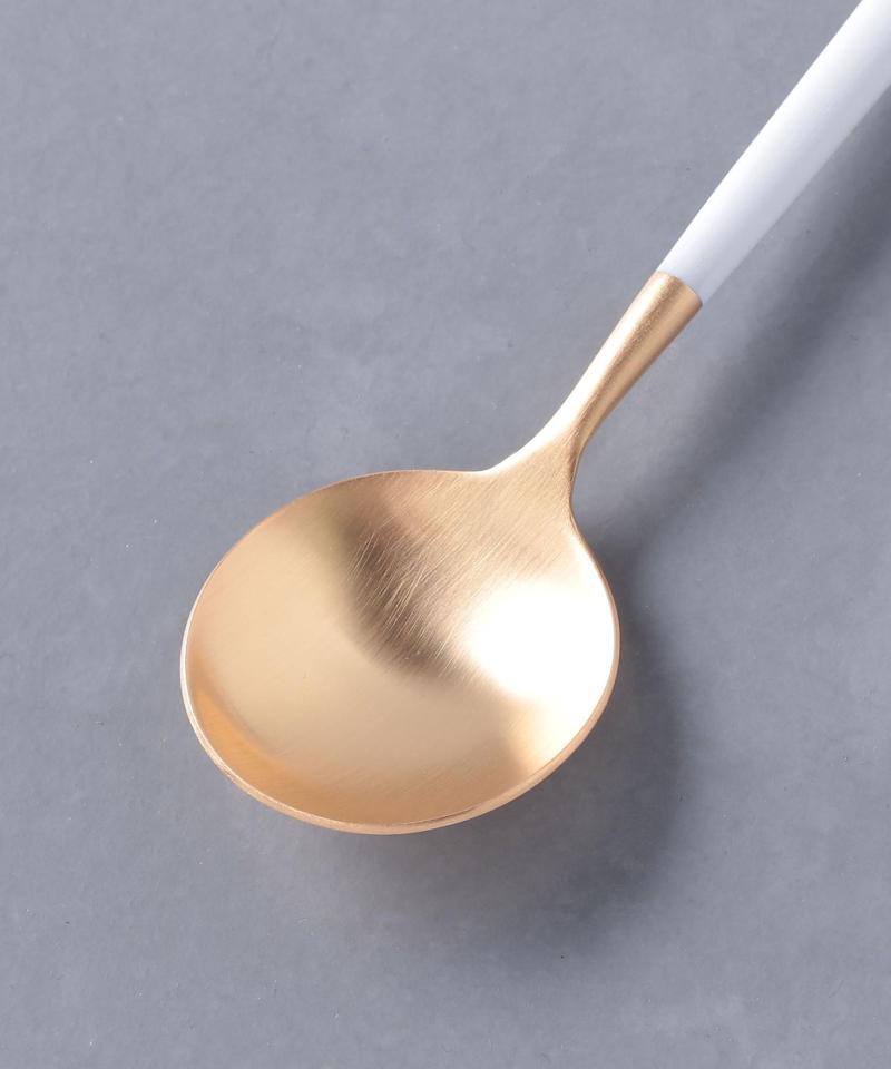 ＜CUTIPOL（クチポール）＞GOA White Gold デザートスプーン