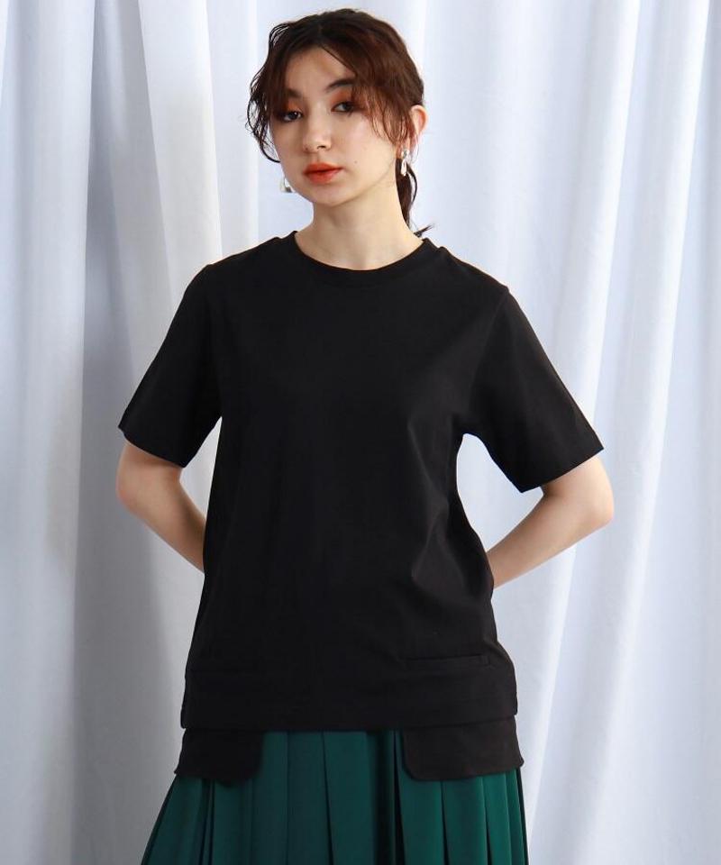 【ウォッシャブル】ポケットデザインTシャツ
