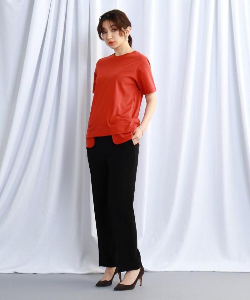 【ウォッシャブル】ポケットデザインTシャツ