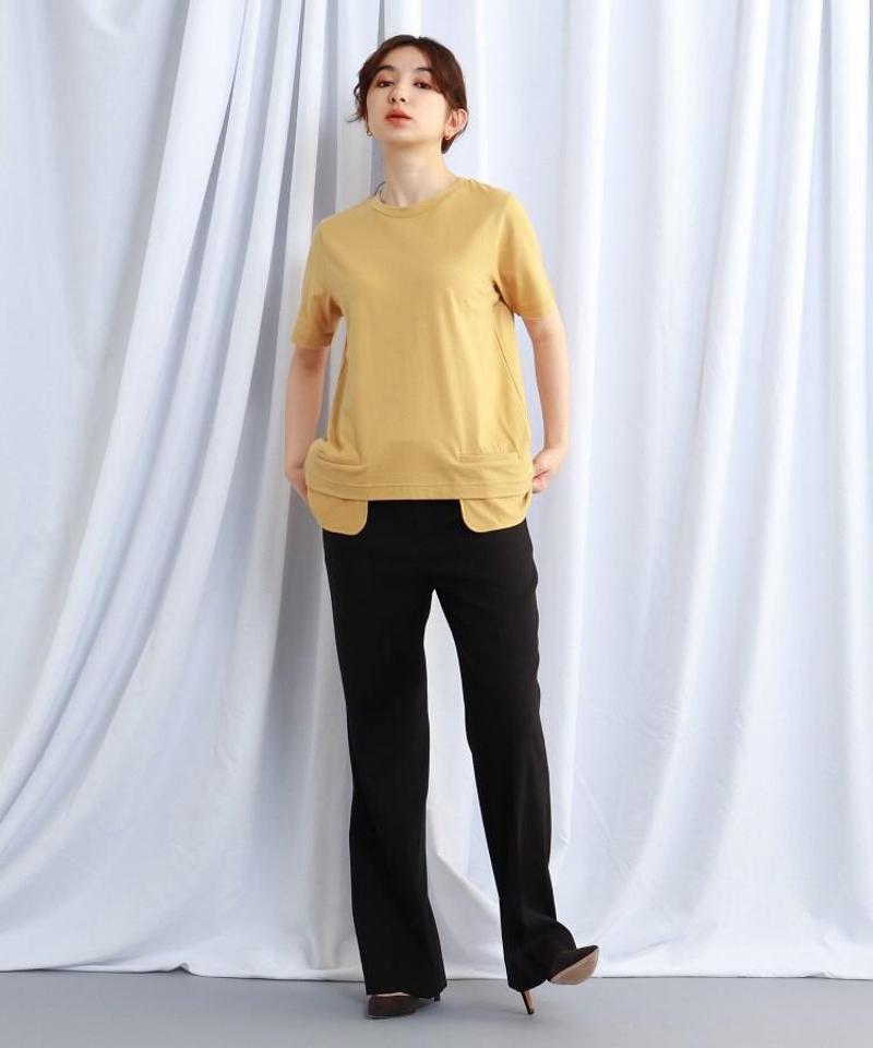 【ウォッシャブル】ポケットデザインTシャツ
