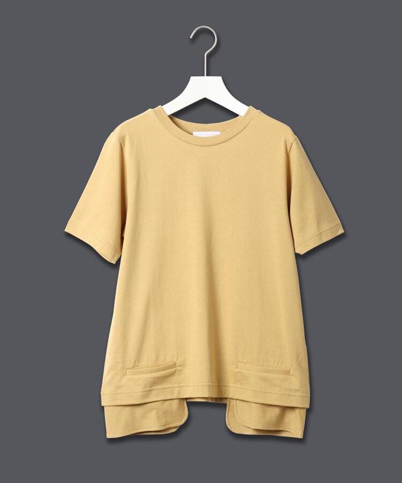 【ウォッシャブル】ポケットデザインTシャツ