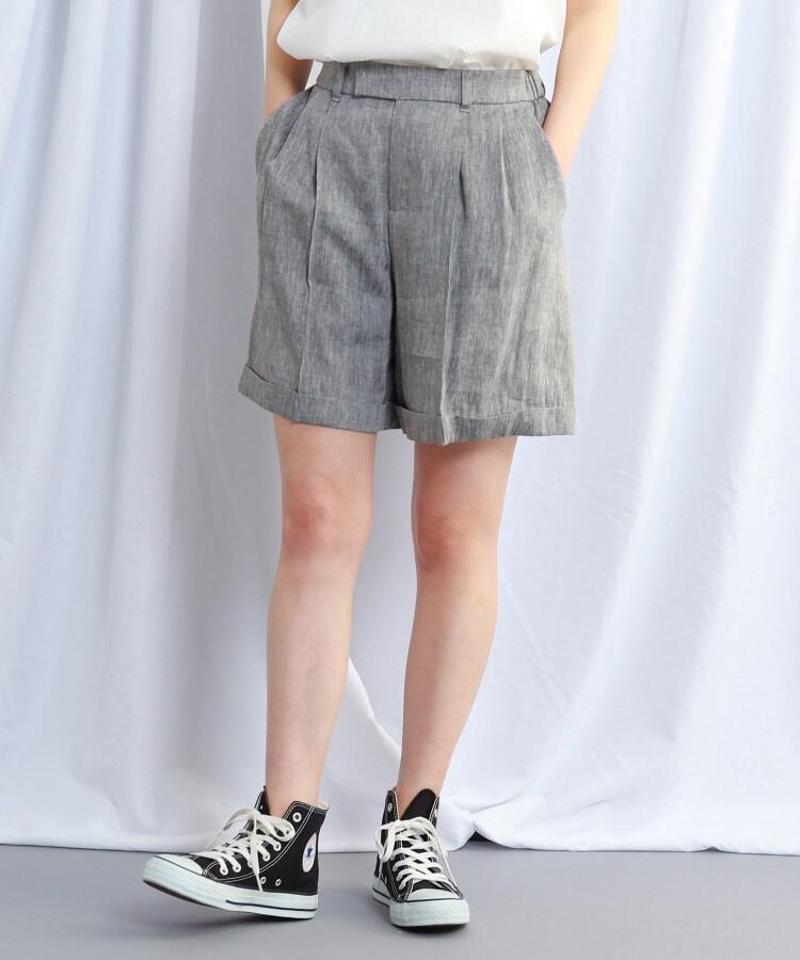 リネンヴィスマットショートパンツ