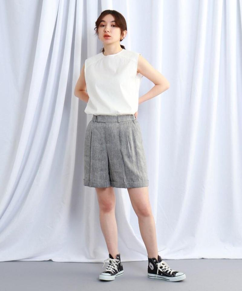 リネンヴィスマットショートパンツ