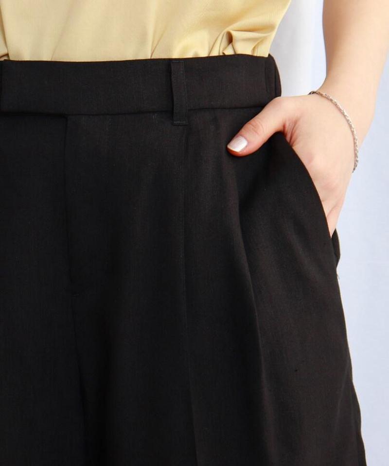 リネンヴィスマットショートパンツ
