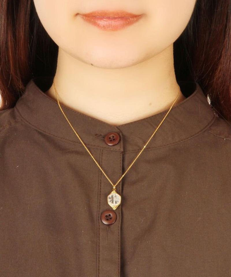 【4月誕生石】クリスタルピアス＆ネックレスセット