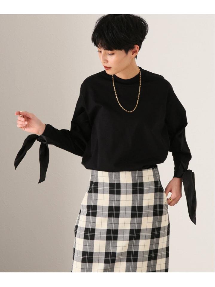 【TOGA PULLA/トーガプルラ】Silket jersey L/S:カットソー（JOURNAL STANDARD L'ESSAGE）