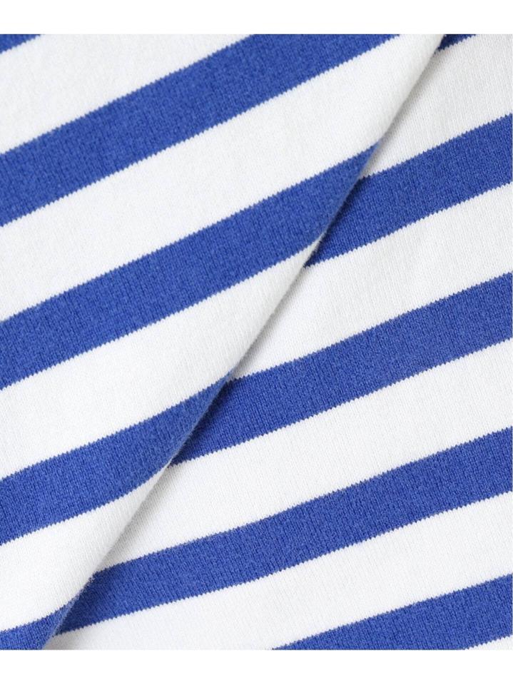 【R JUBILEE/アール ジュビリー】Boatneck Long Tee (Stripe):カットソー◆（JOURNAL STANDARD L'ESSAGE）